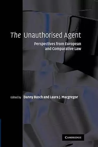 The Unauthorised Agent cover