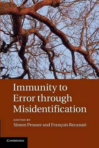 Immunity to Error through Misidentification cover