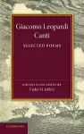 Giacomo Leopardi: Canti cover