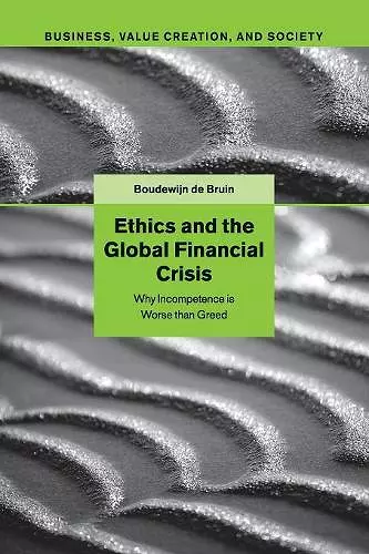 Ethics and the Global Financial Crisis cover