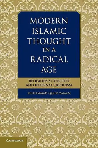 Modern Islamic Thought in a Radical Age cover