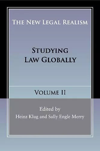 The New Legal Realism: Volume 2 cover