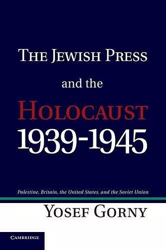 The Jewish Press and the Holocaust, 1939–1945 cover