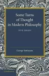 Some Turns of Thought in Modern Philosophy cover