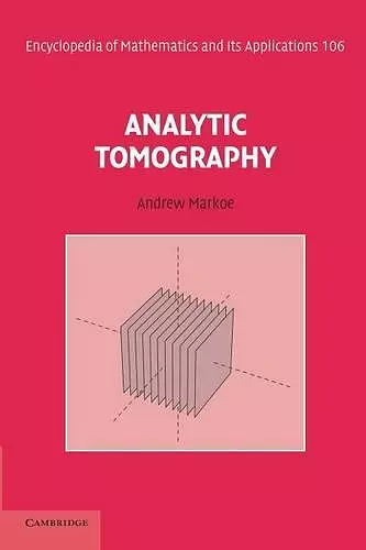 Analytic Tomography cover