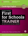 First for Schools Trainer Six Practice Tests without Answers with Audio cover