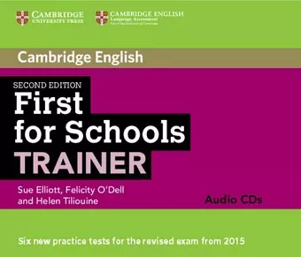 First for Schools Trainer Audio CDs (3) cover