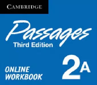 Passages Level 2 Online Workbook A Activation Code Card cover