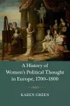 A History of Women's Political Thought in Europe, 1700–1800 cover