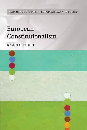 European Constitutionalism cover