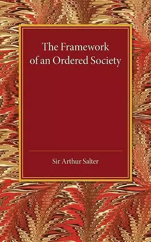 The Framework of an Ordered Society cover