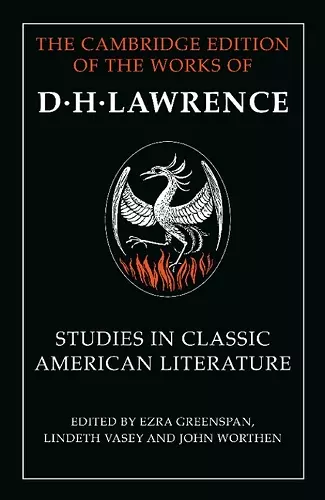 Studies in Classic American Literature cover