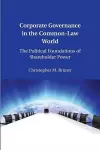 Corporate Governance in the Common-Law World cover