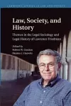 Law, Society, and History cover