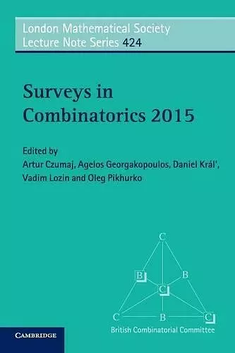 Surveys in Combinatorics 2015 cover