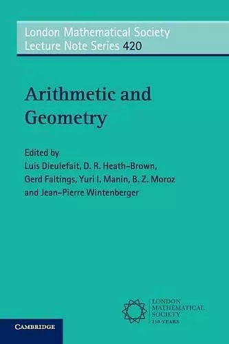 Arithmetic and Geometry cover