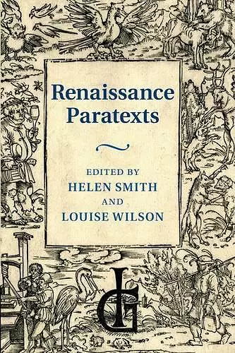 Renaissance Paratexts cover