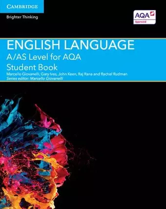 A/AS Level English Language for AQA Student Book cover