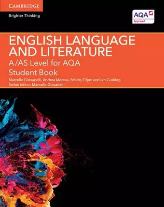 A/AS Level English Language and Literature for AQA Student Book cover