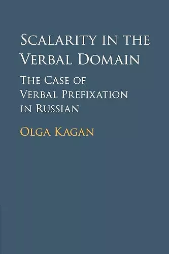 Scalarity in the Verbal Domain cover