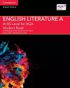 A/AS Level English Literature A for AQA Student Book cover