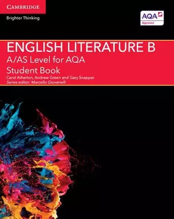 A/AS Level English Literature B for AQA Student Book cover