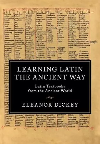 Learning Latin the Ancient Way cover