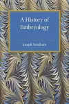 A History of Embryology cover