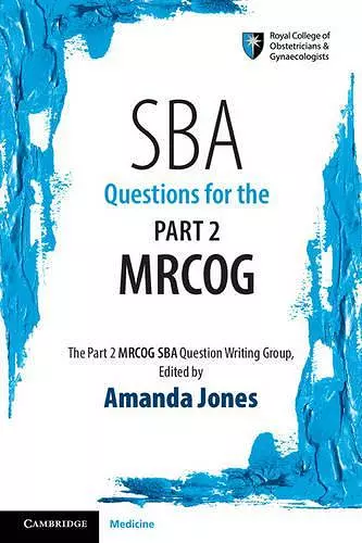 SBA Questions for the Part 2 MRCOG cover