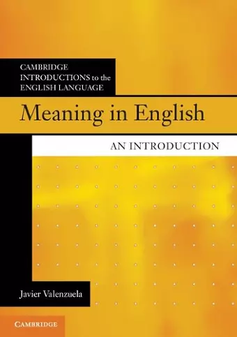 Meaning in English cover