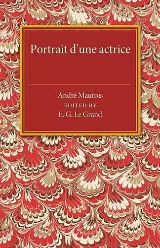 Portrait d'une actrice cover