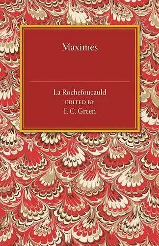 Maximes cover