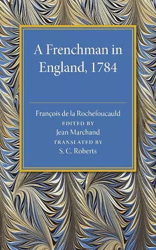 A Frenchman in England 1784 cover