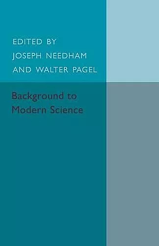 Background to Modern Science cover