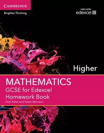 GCSE Mathematics for Edexcel Higher Homework Book cover