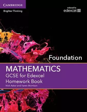 GCSE Mathematics for Edexcel Foundation Homework Book cover