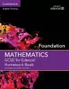 GCSE Mathematics for Edexcel Foundation Homework Book cover