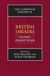 The Cambridge History of British Theatre cover