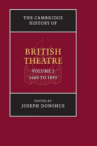 The Cambridge History of British Theatre cover