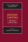 The Cambridge History of British Theatre cover