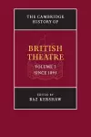 The Cambridge History of British Theatre cover