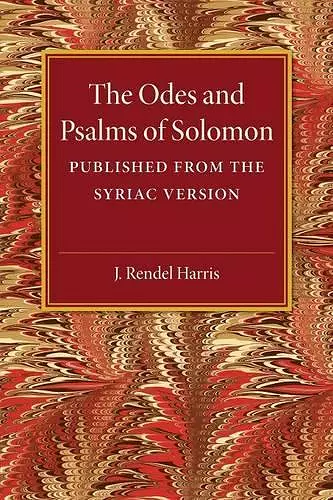 The Odes and Psalms of Solomon cover