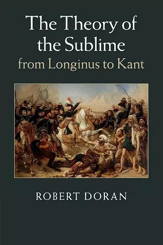 The Theory of the Sublime from Longinus to Kant cover