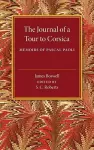 The Journal of a Tour to Corsica cover