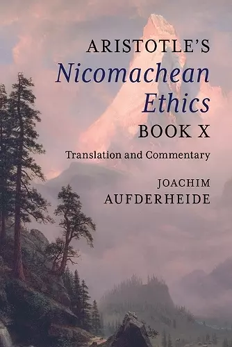 Aristotle's Nicomachean Ethics Book X cover