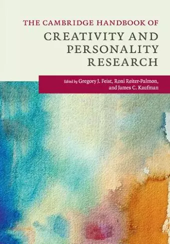 The Cambridge Handbook of Creativity and Personality Research cover