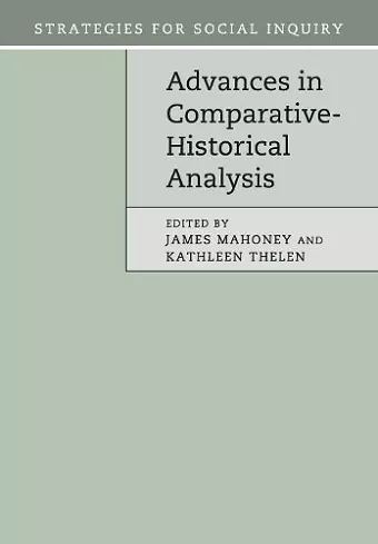 Advances in Comparative-Historical Analysis cover