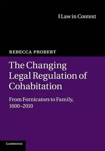 The Changing Legal Regulation of Cohabitation cover
