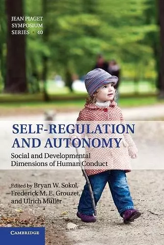 Self-Regulation and Autonomy cover