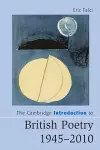 The Cambridge Introduction to British Poetry, 1945–2010 cover